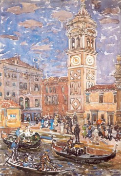 Venecia clásica Painting - Santa María Formosa postimpresionismo Maurice Prendergast Venecia